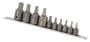 UltraSteel 11 Piece 1/4, 3/8 Inch Drive Star Socket Set