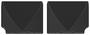 WeatherTech Black Rubber Floor Mat Set